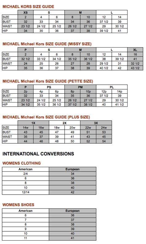 michael kors watch sizing guide|Michael Kors bag size chart.